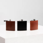 Lataa kuva Galleria-katseluun, Leather Hip Flask